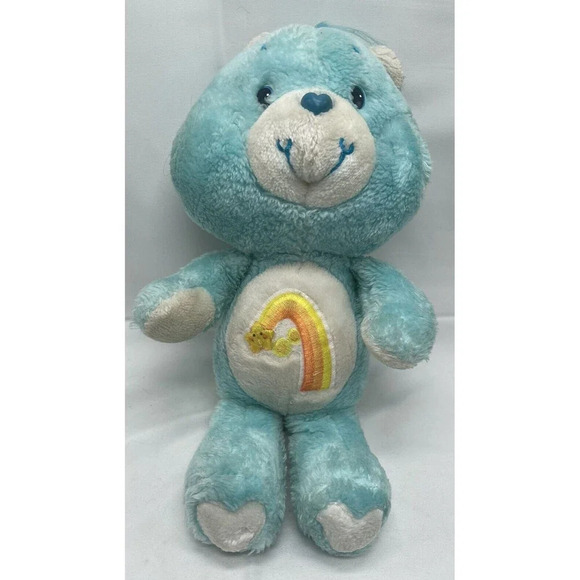 VINTAGE 1983 KENNER CARE BEARS WISH BEAR BLUE SHOOTING STAR PLUSH STUFFED ANIMAL - Picture 8 of 14